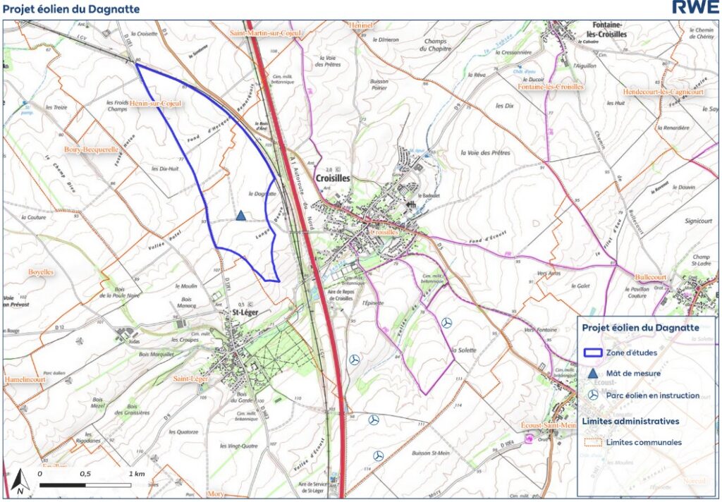 Carte de la zone d'études